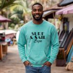 Unisex Crewneck W Kangaroo Pocket - Screen Print 1 Unisex Crewneck W Kangaroo Pocket - Screen Print 1