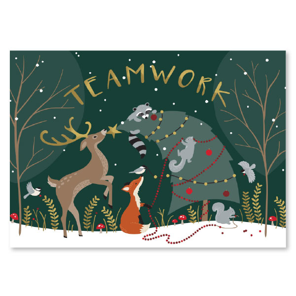 Teamwork Holiday Card 1 Teamwork Holiday Card 1