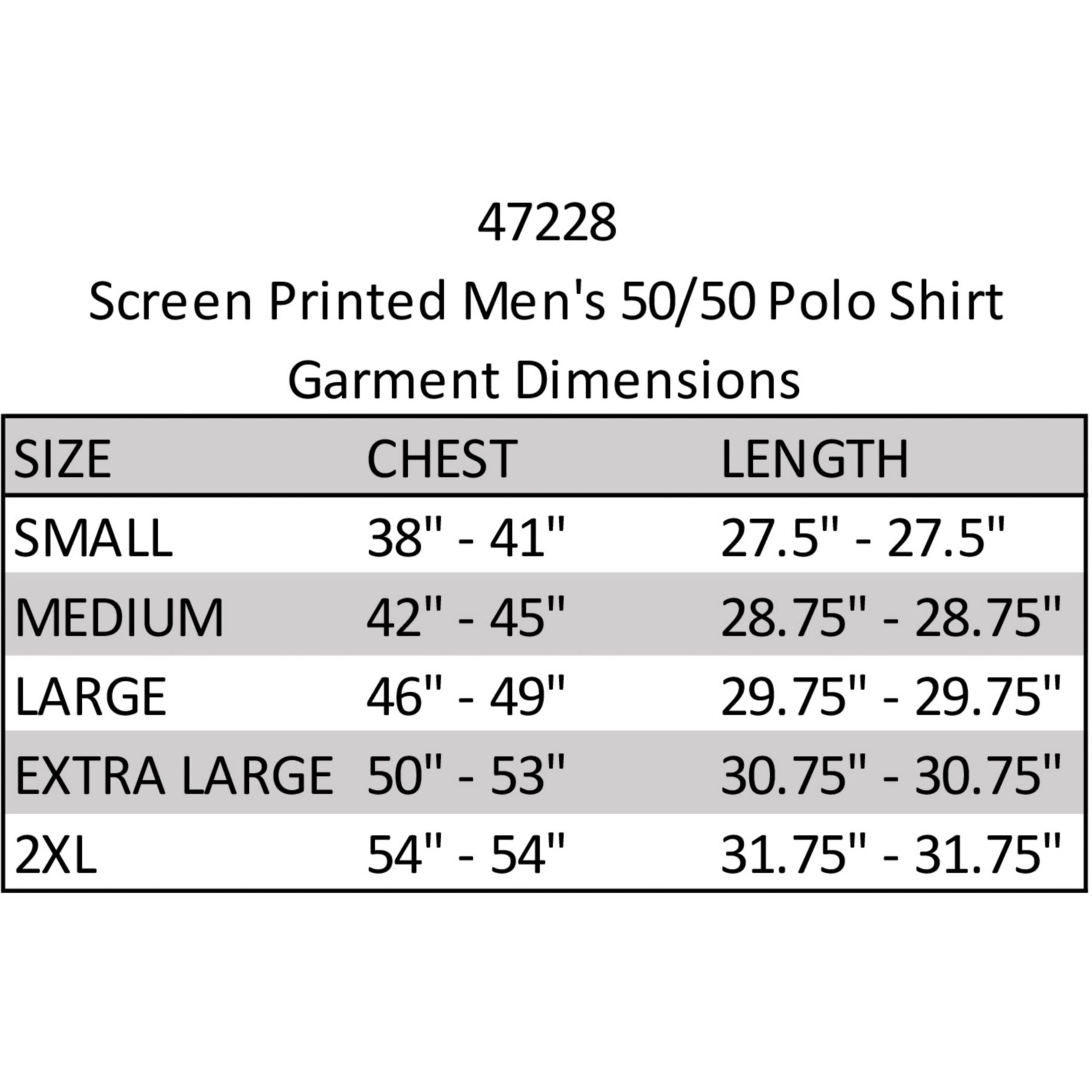 Screen Printed Men's 50/50 Polo Shirt 1