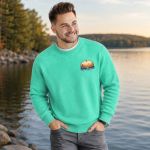 Garment Dye Crewneck Embroidery 1 Garment Dye Crewneck Embroidery 1