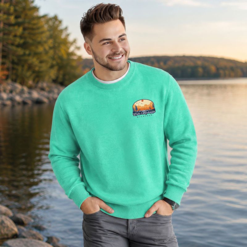 Garment Dye Crewneck Embroidery 1 Garment Dye Crewneck Embroidery 1