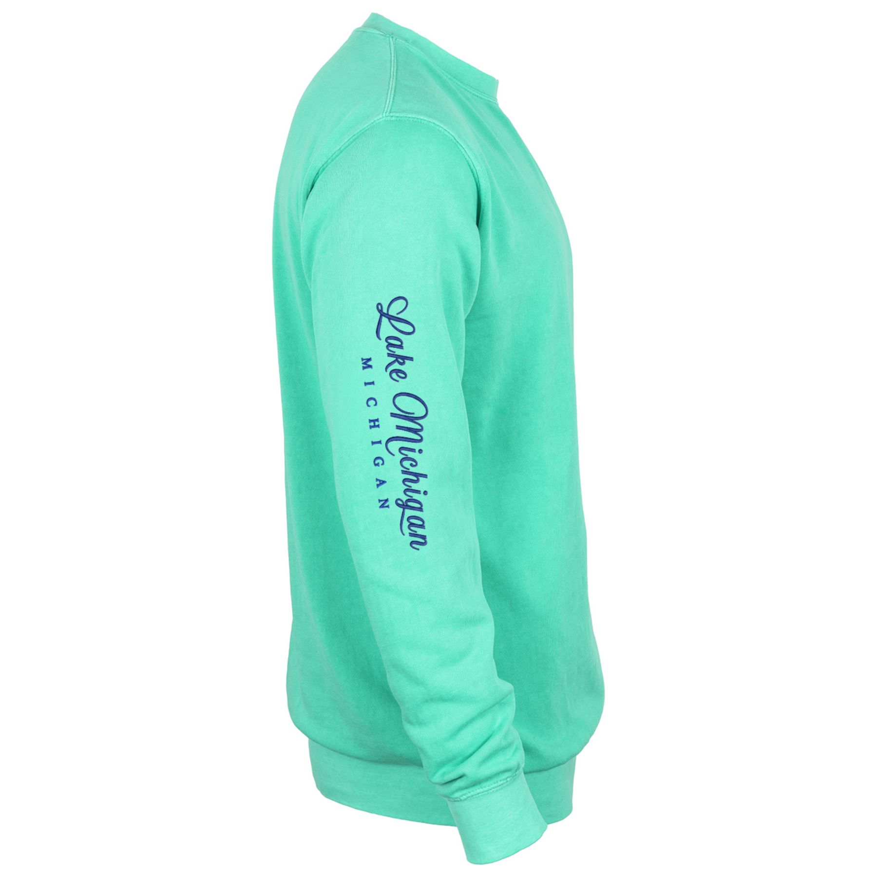 Garment Dye Crewneck Embroidery 1