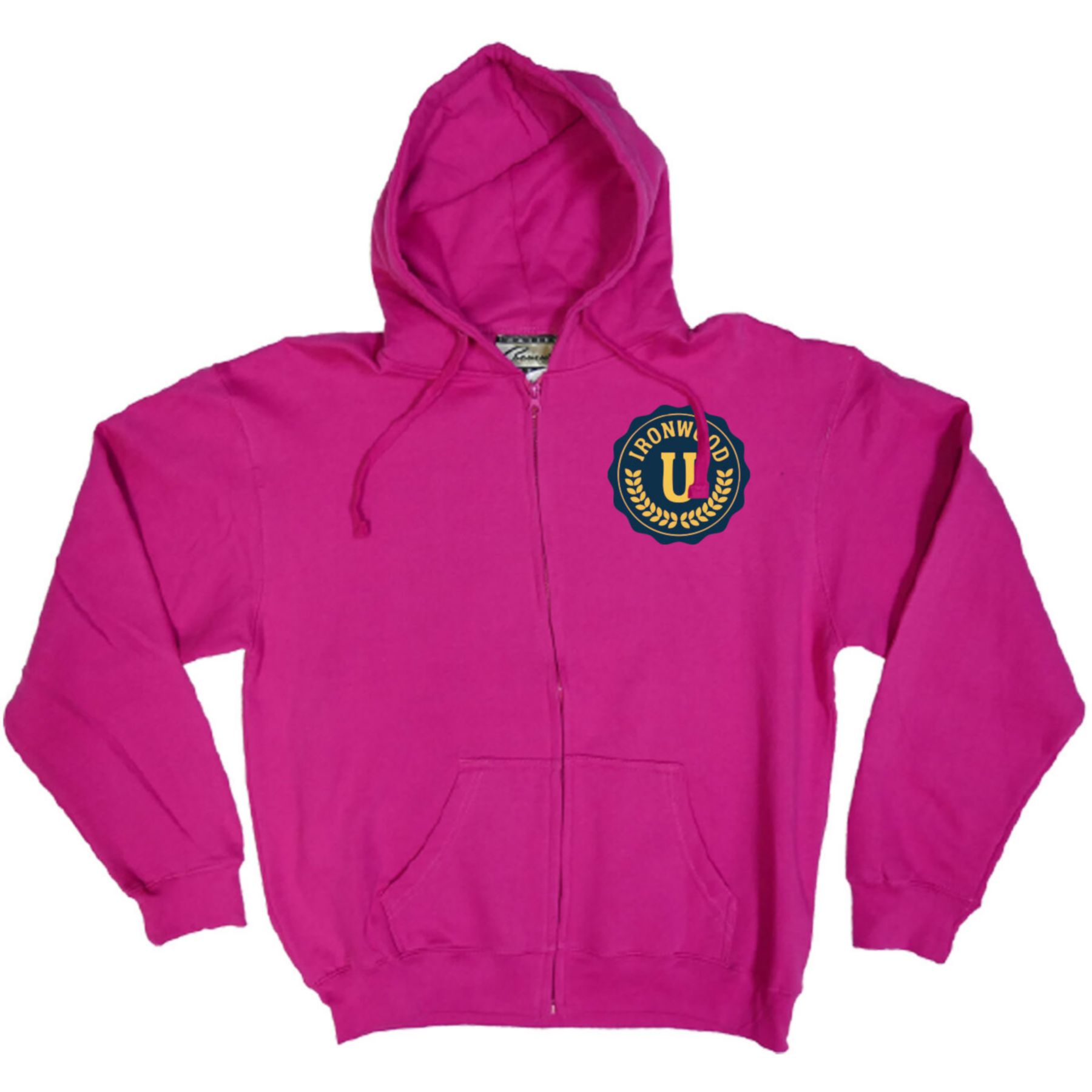 Unisex Fleece Full Zip Hoodie Full Color 1