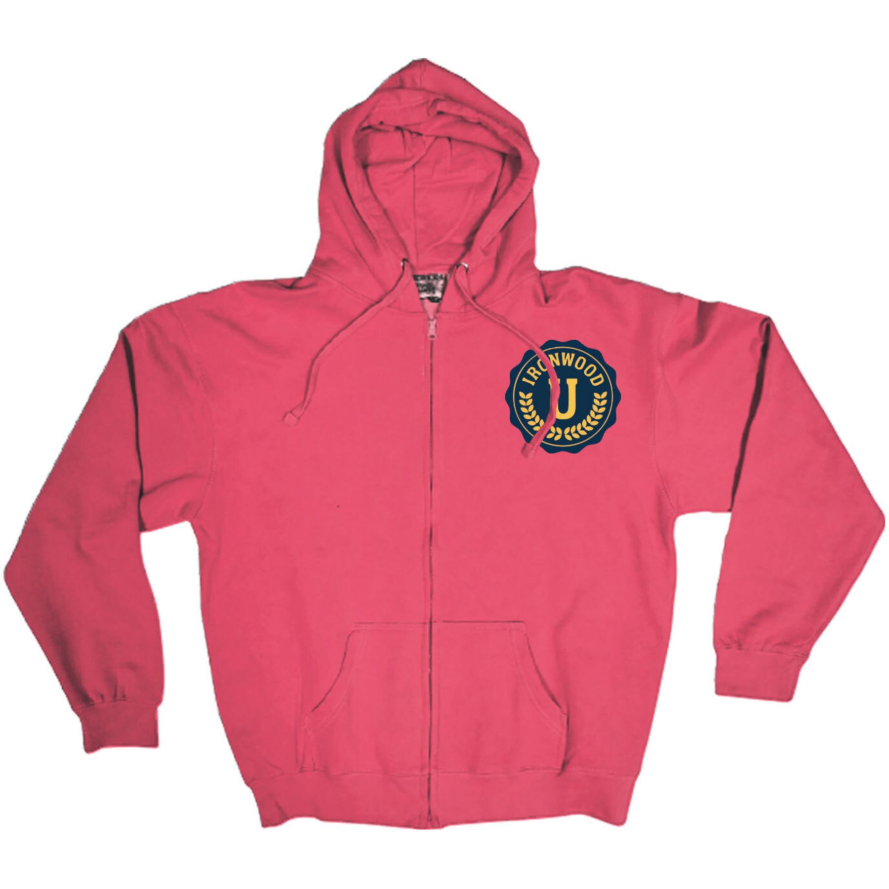 Unisex Fleece Full Zip Hoodie Full Color 1