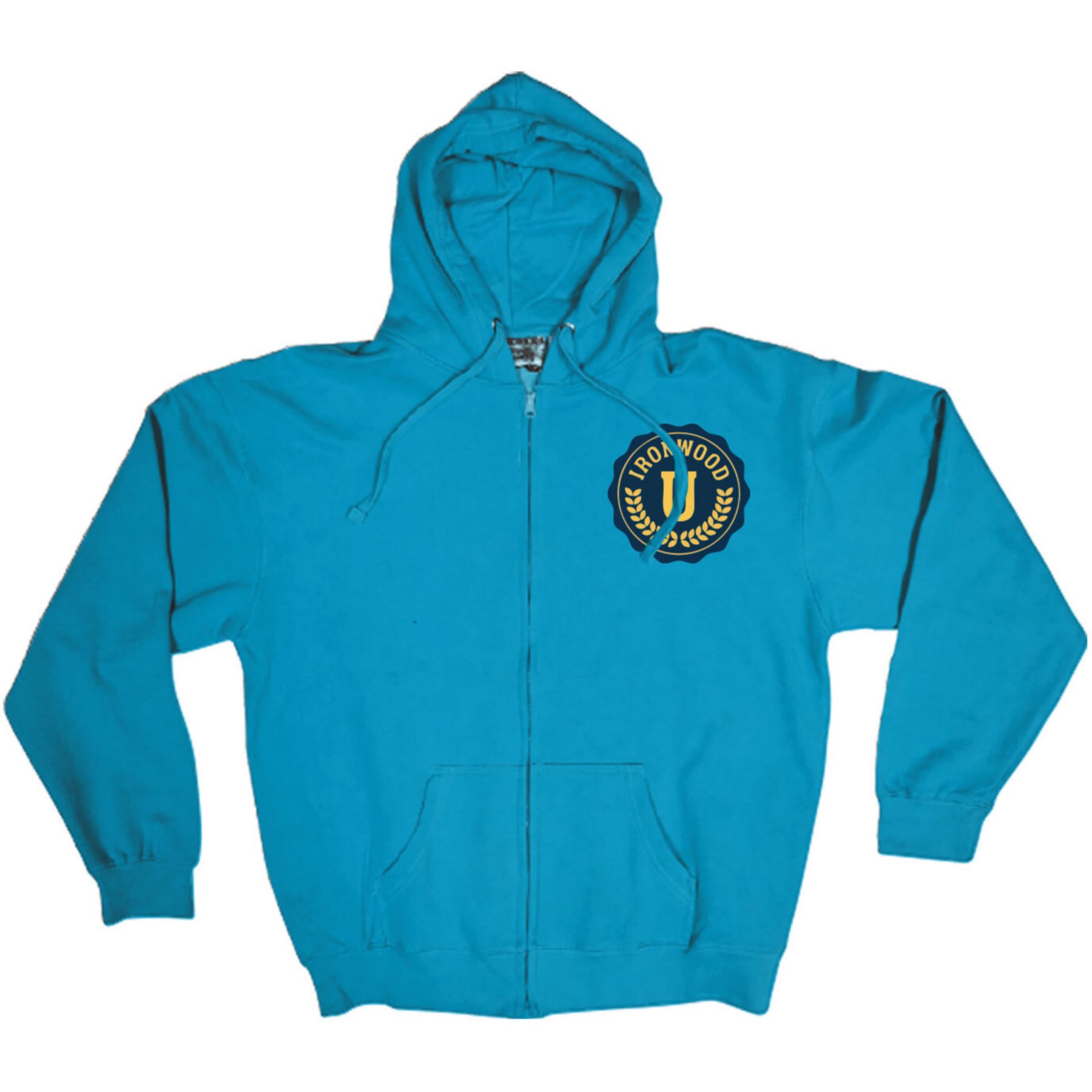 Unisex Fleece Full Zip Hoodie Full Color 1