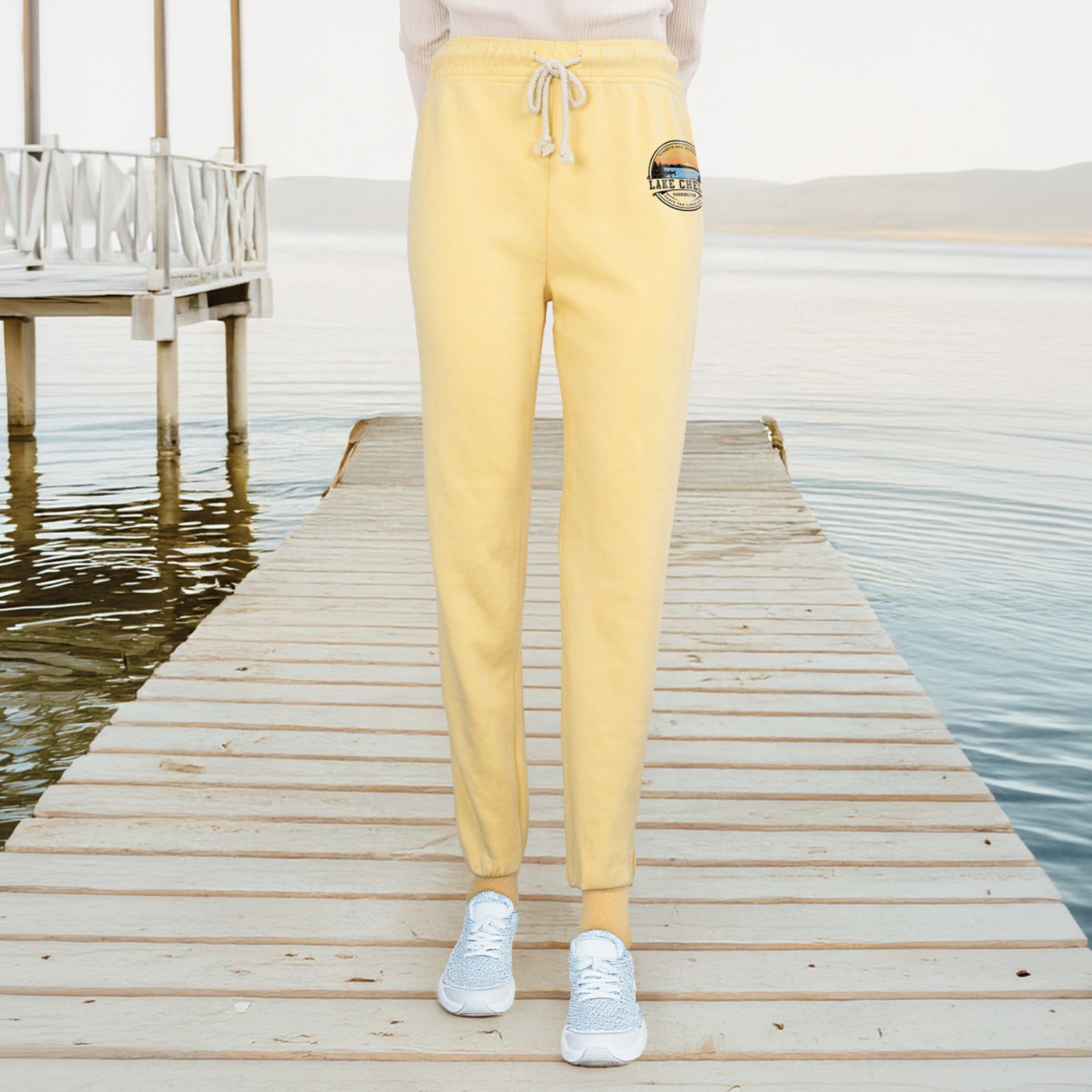 Women's Soft Fitted Sweatpants - Full Color 1
