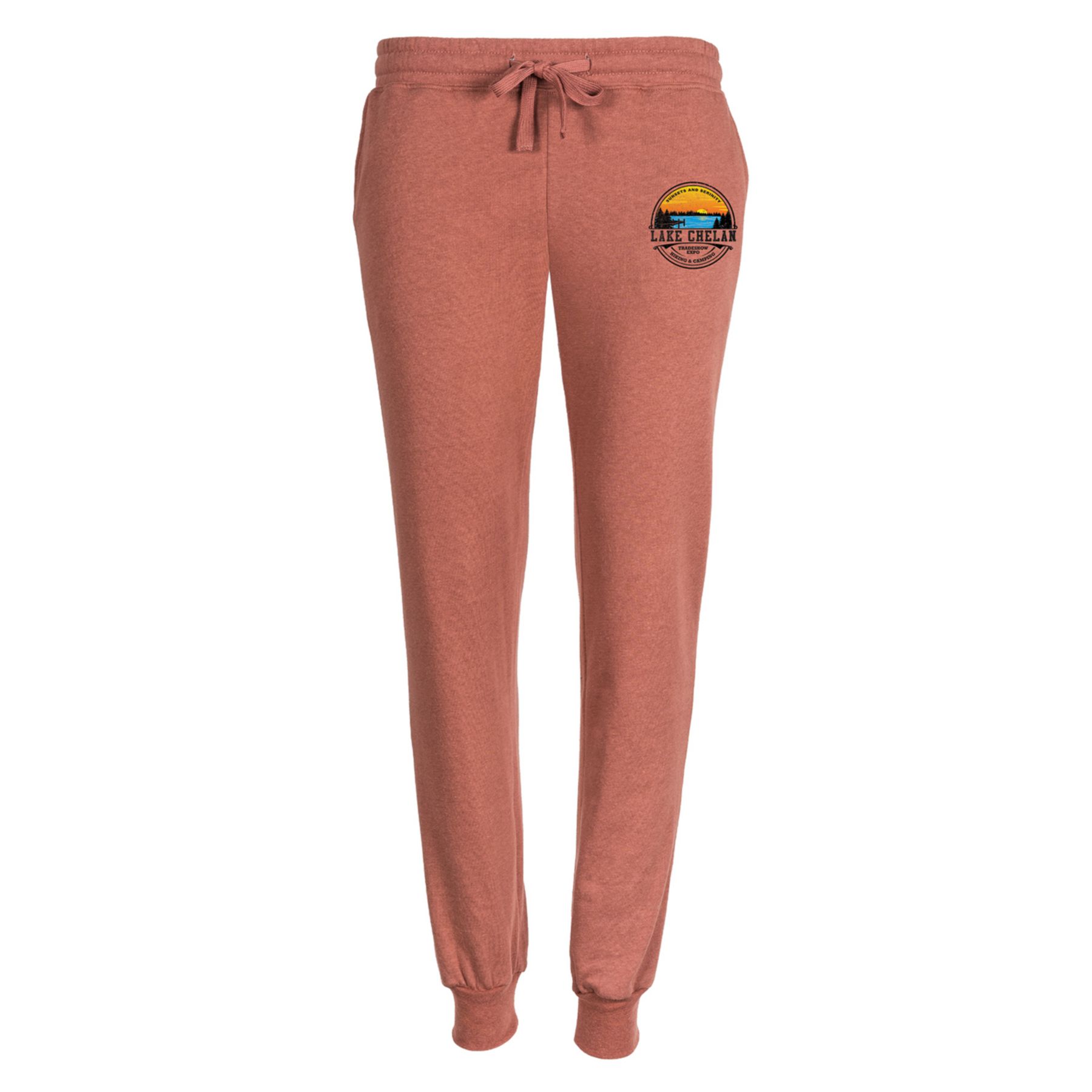 Women's Soft Fitted Sweatpants - Full Color 1