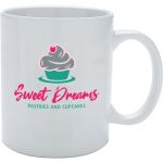 Full Color White Ceramic Mug 11 Oz. 1 Full Color White Ceramic Mug 11 Oz. 1