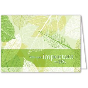You%27re Important To Us Greeting Card 1 You%27re Important To Us Greeting Card 1