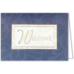 Blue Welcome Card 1 Blue Welcome Card 1