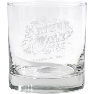 Etched Whiskey Glass 10.5 Oz 1 Etched Whiskey Glass 10.5 Oz 1