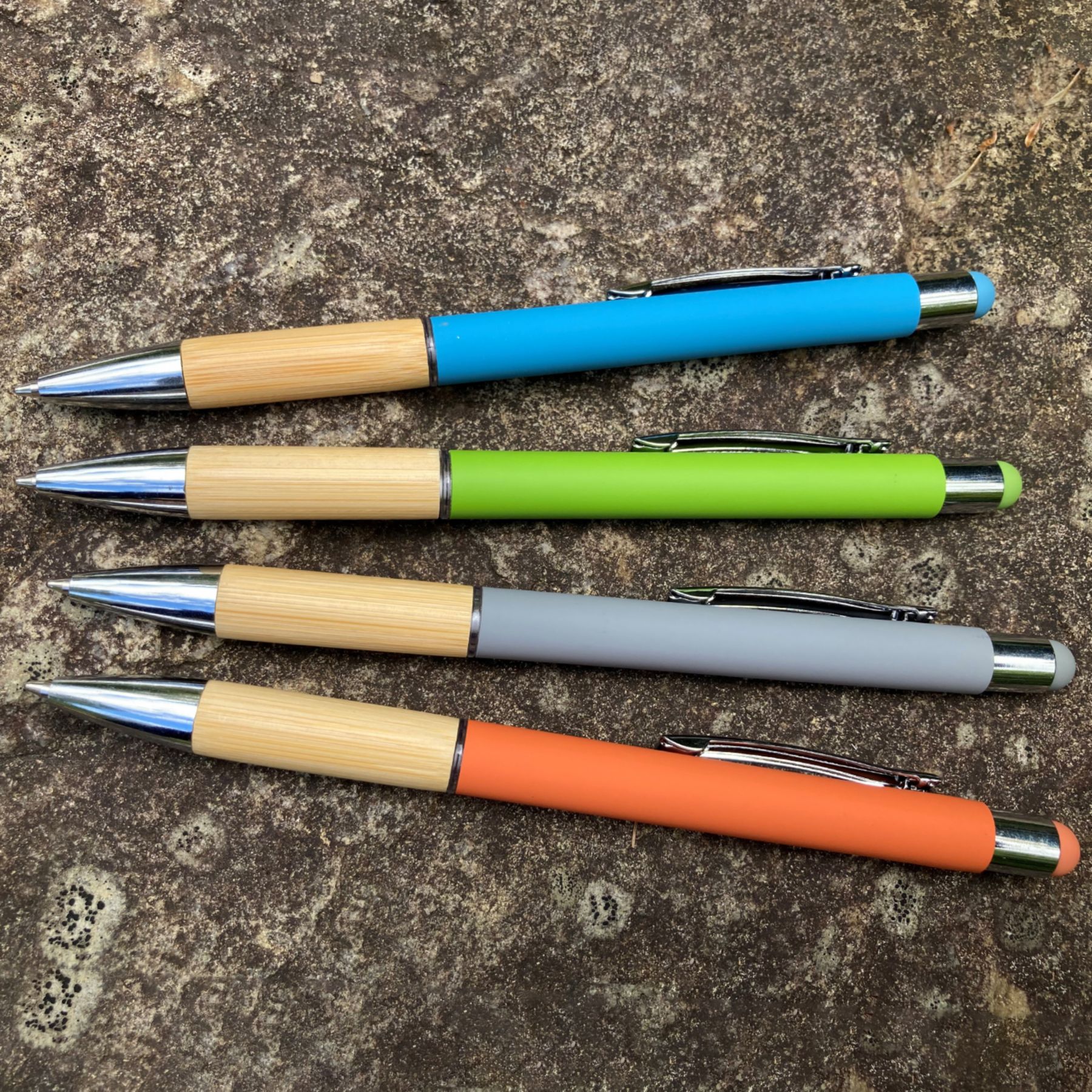 Saratoga Bamboo Grip Stylus Pen 1