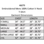 Mens V-Neck T-Shirt Embroidered 4 Mens V-Neck T-Shirt Embroidered 4
