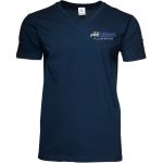 Mens V-Neck T-Shirt Embroidered 1 Mens V-Neck T-Shirt Embroidered 1