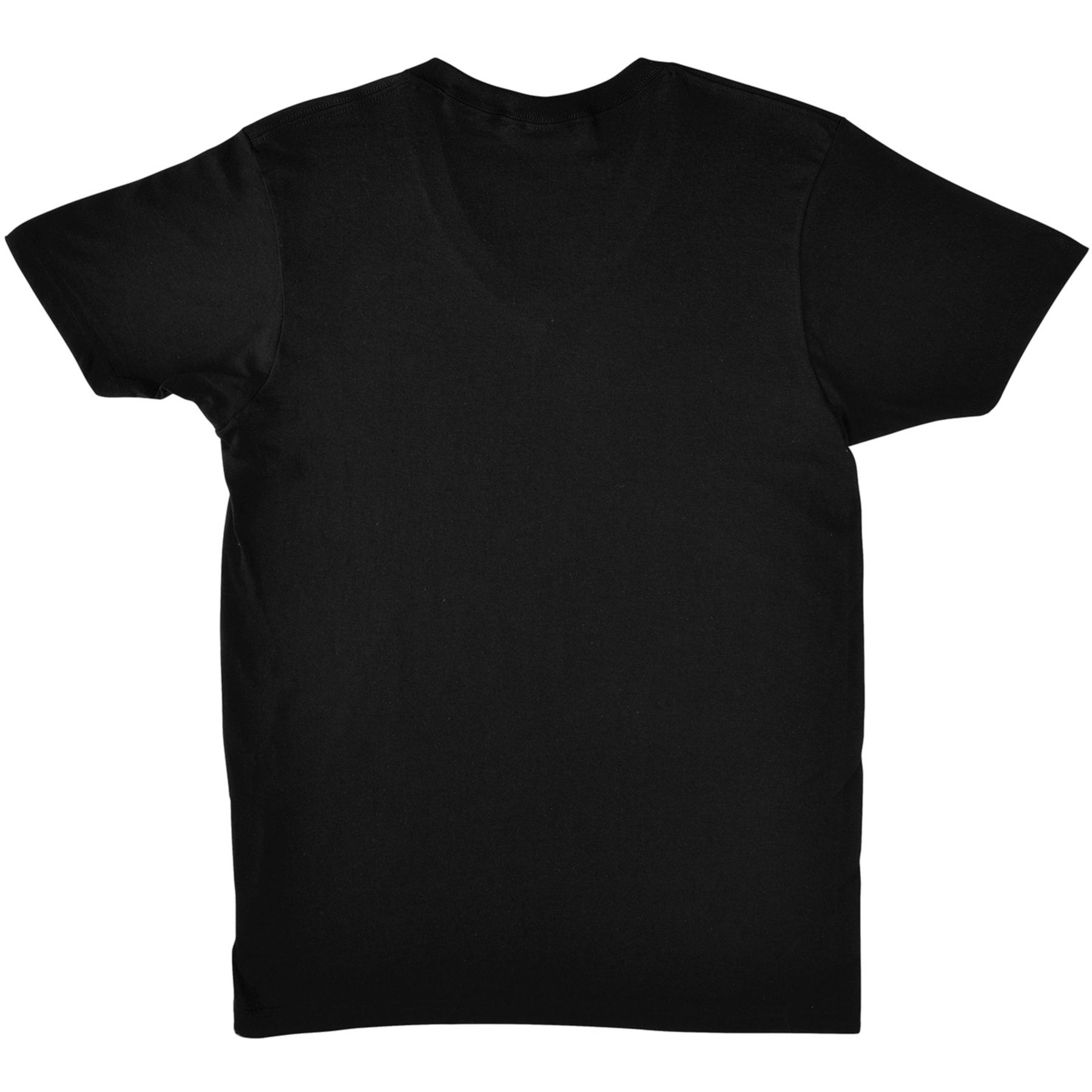 Mens V-Neck T-Shirt Embroidered 1