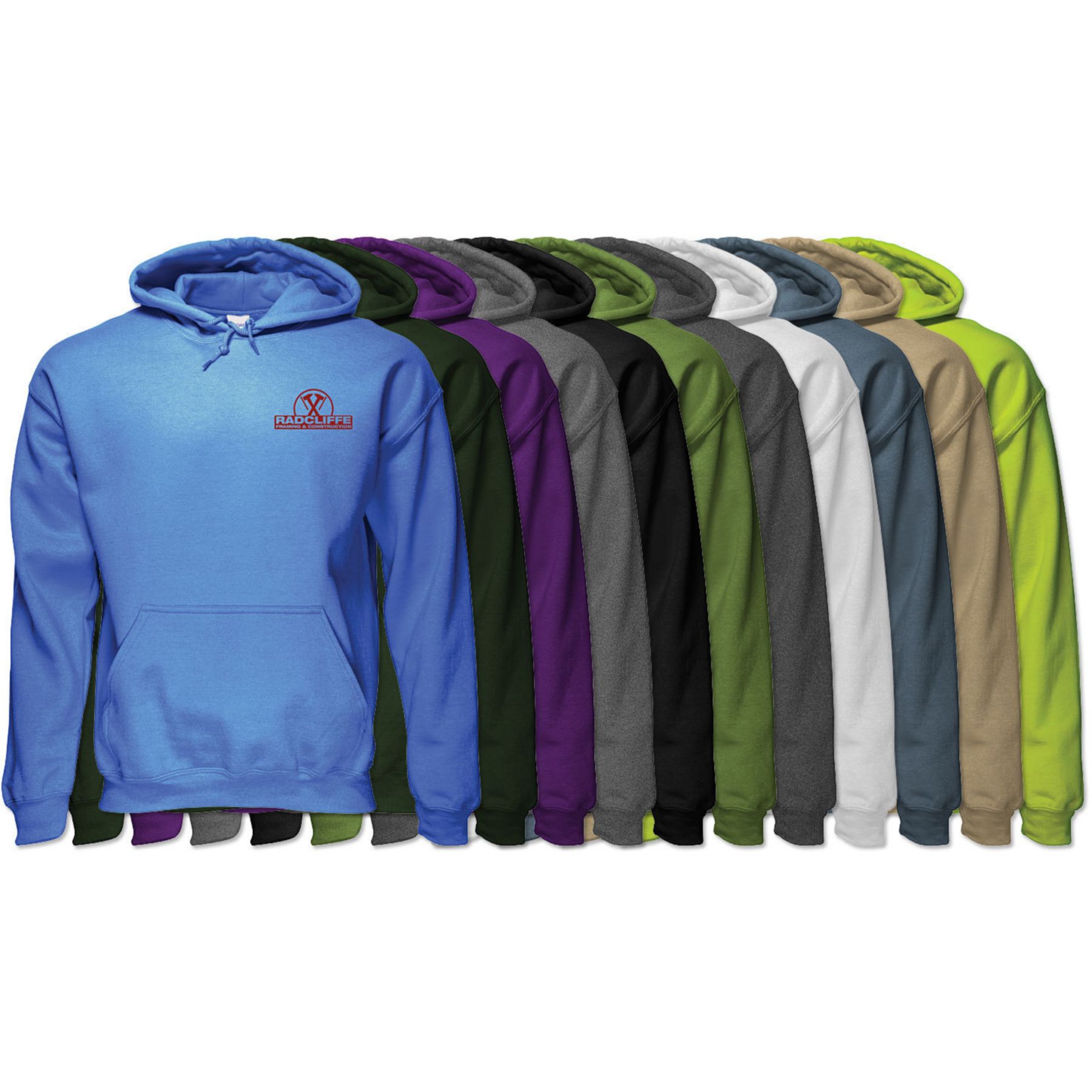 Hooded Sweatshirt - Screened 1
