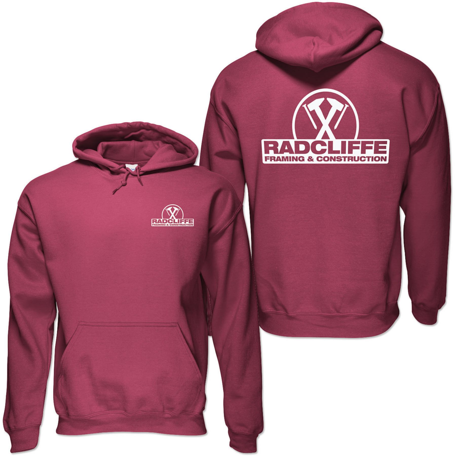Hooded Sweatshirt - Screened 1