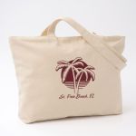 Zippered Cotton Canvas Tote 12 Oz 1 Zippered Cotton Canvas Tote 12 Oz 1