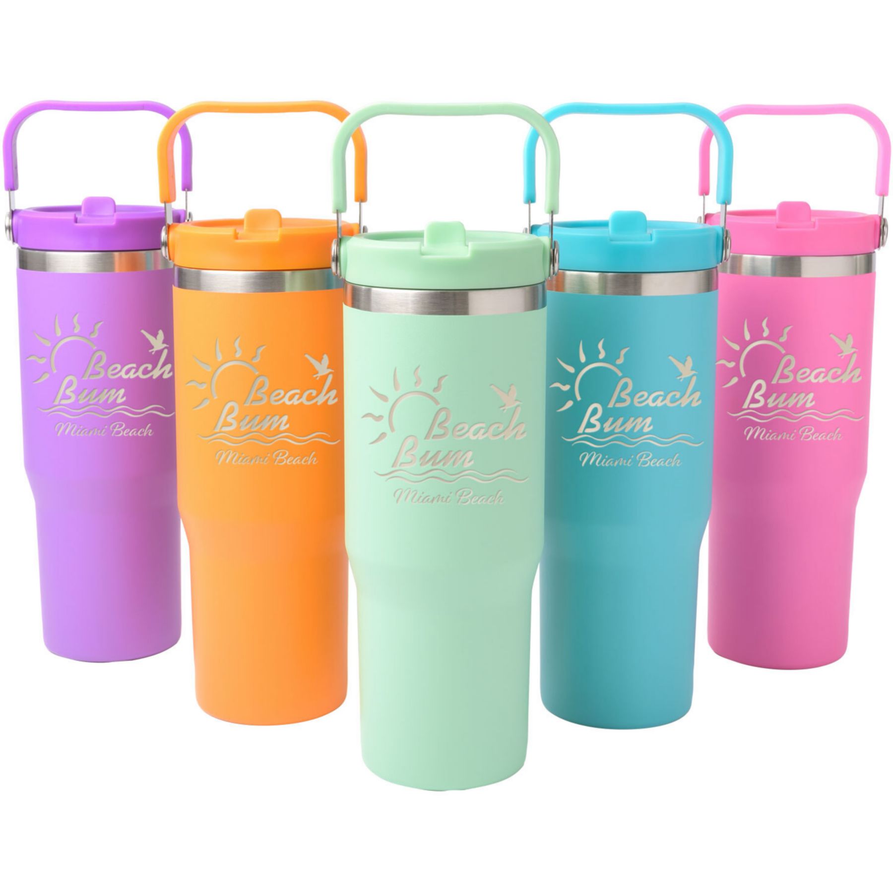 Saratoga Swing Handle Brite Tumbler 30 Oz 1