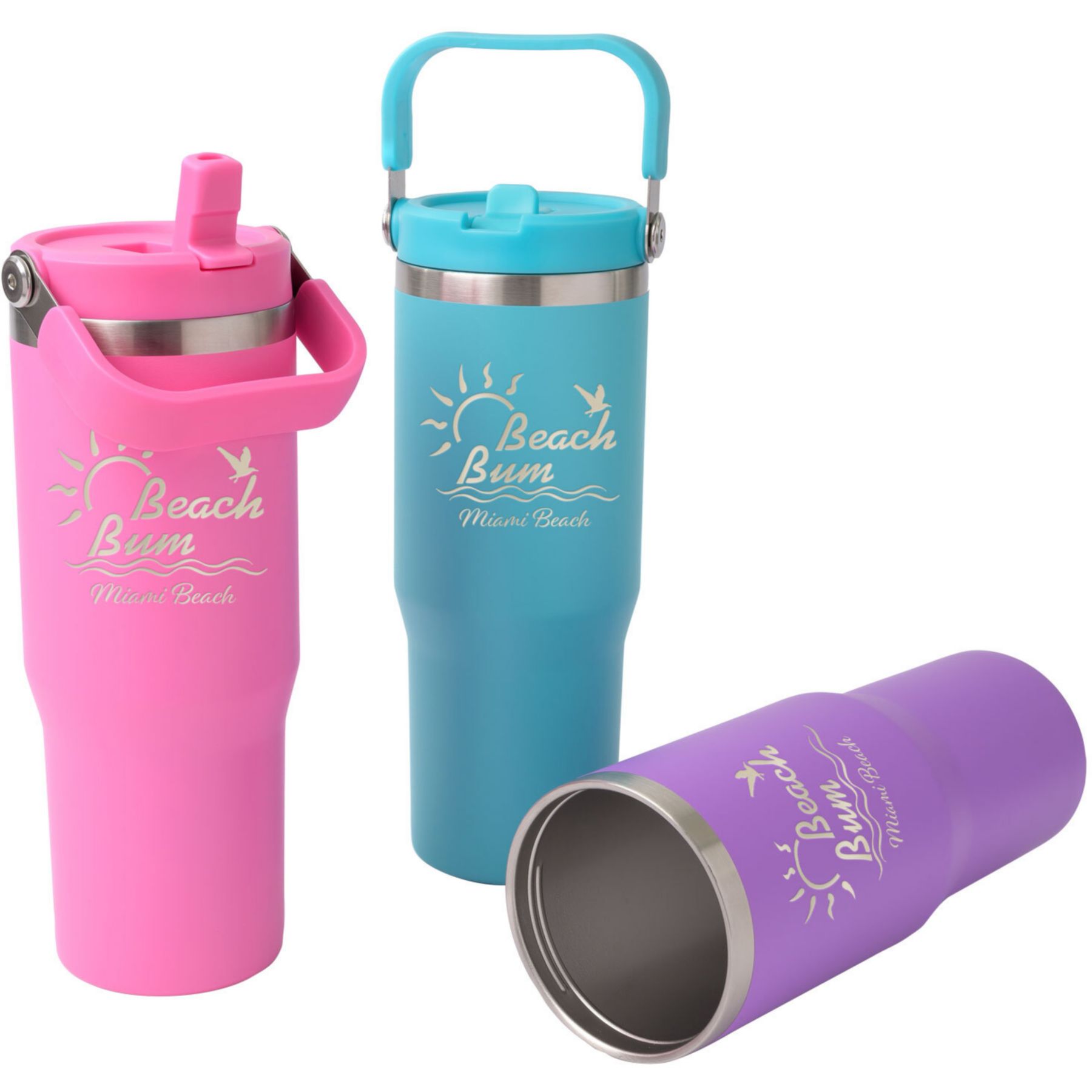 Saratoga Swing Handle Brite Tumbler 30 Oz 1
