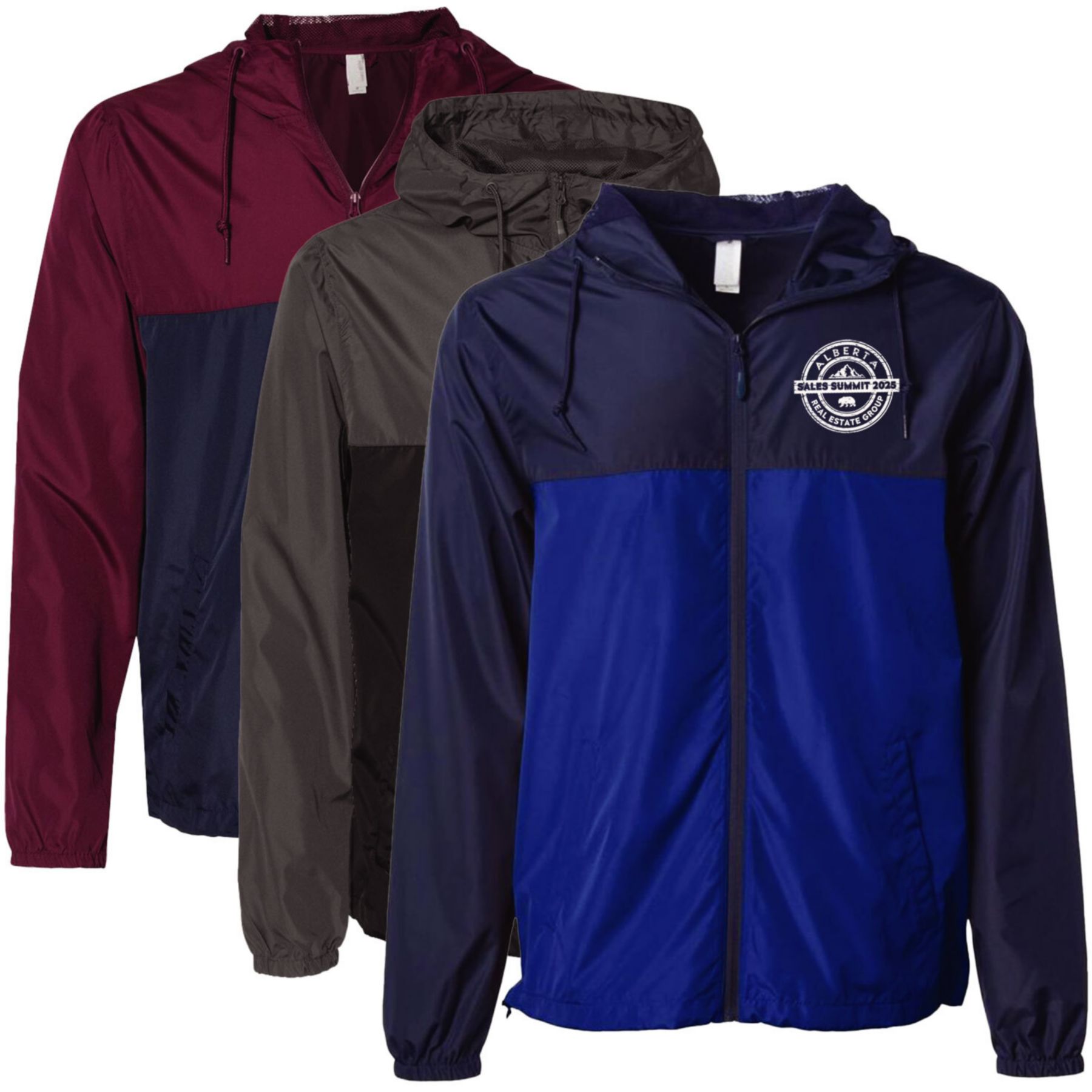 12 Pack - Adult Lightweight Windbreaker - Screen 1