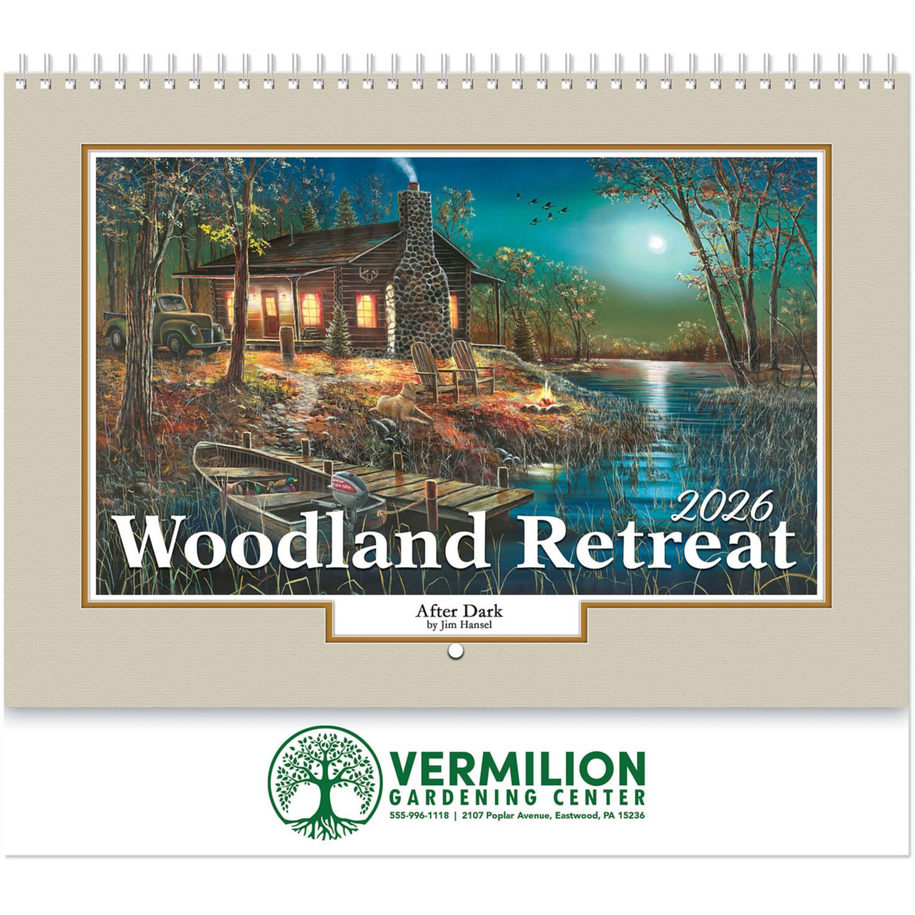 Woodland Wall Calendar Spiral 1