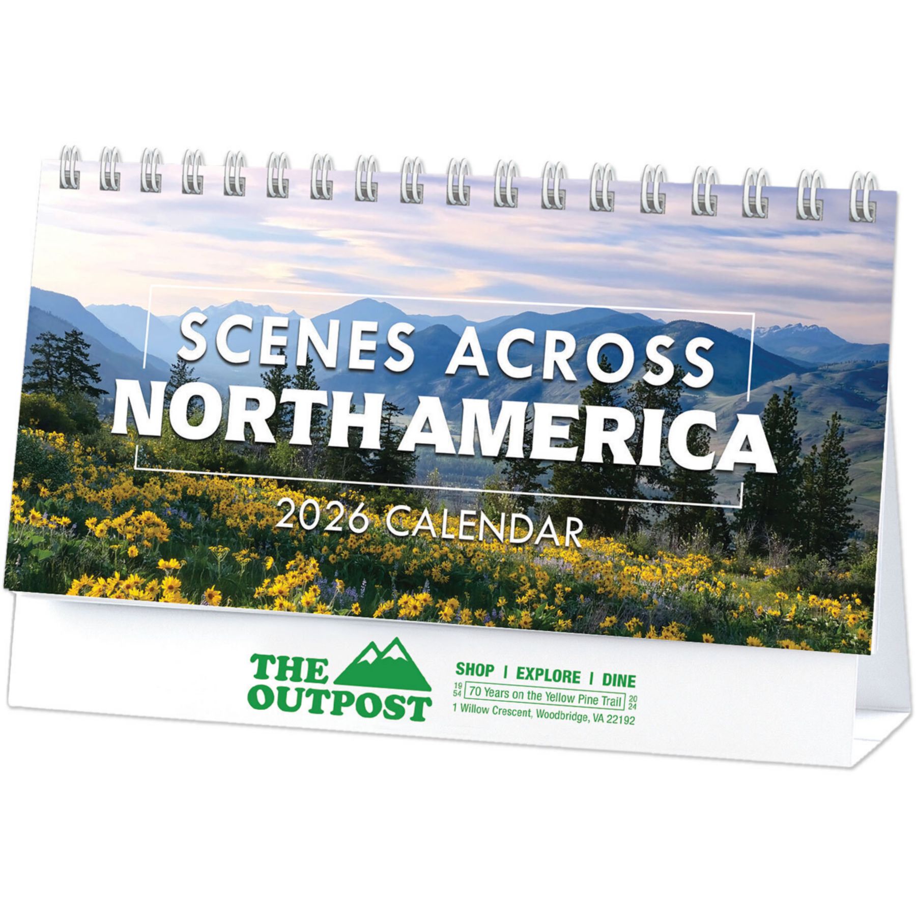 Scenic America Desk Calendar 1