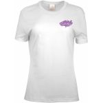 Screen Printed Ladies 100% Cotton White T-Shirt 1 Screen Printed Ladies 100% Cotton White T-Shirt 1