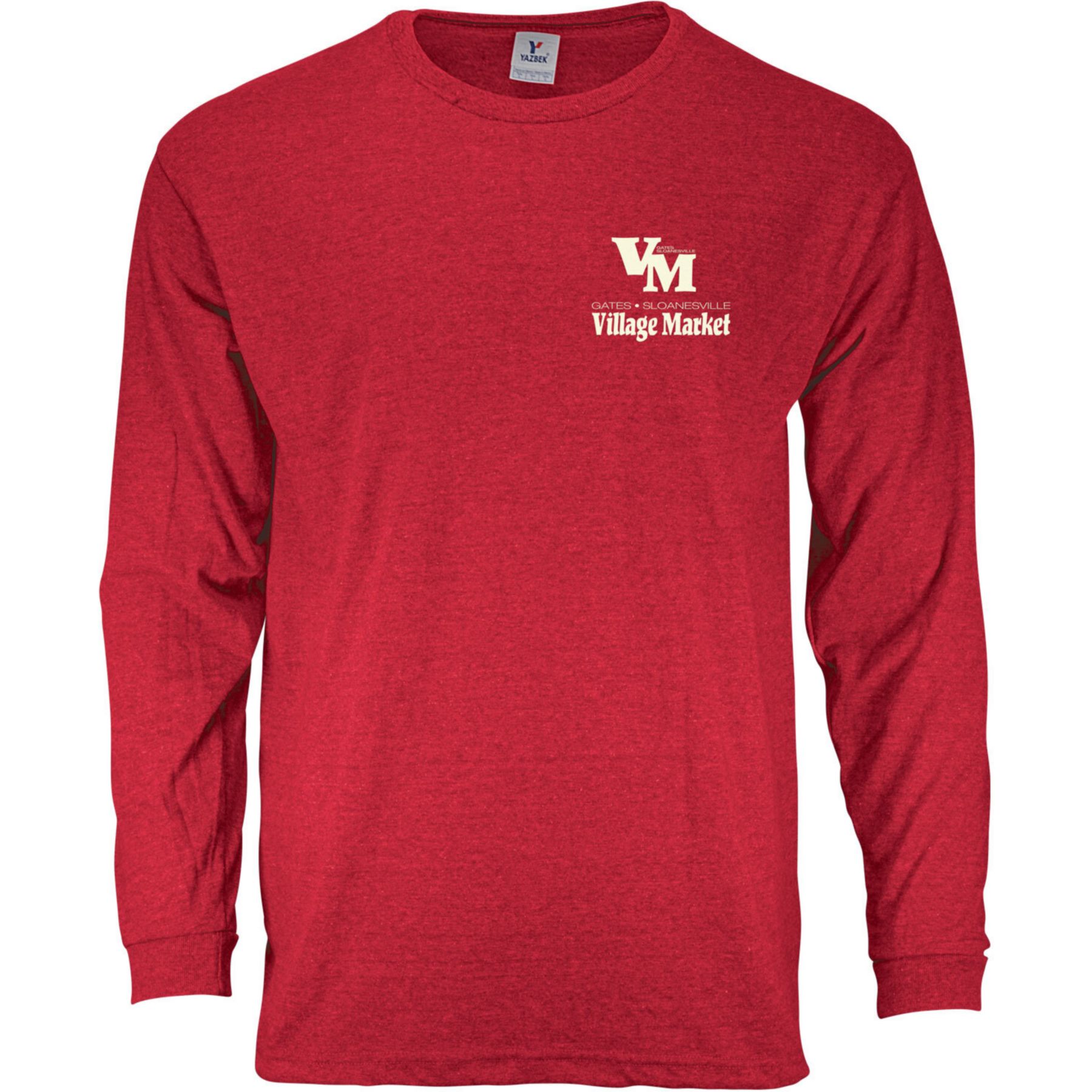 Screen Printed 50/50 Long Sleeve T-Shirt 1