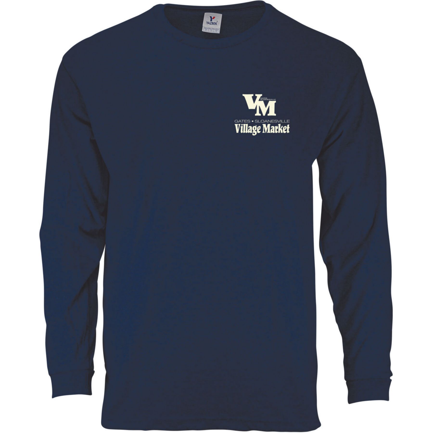 Screen Printed 50/50 Long Sleeve T-Shirt 1