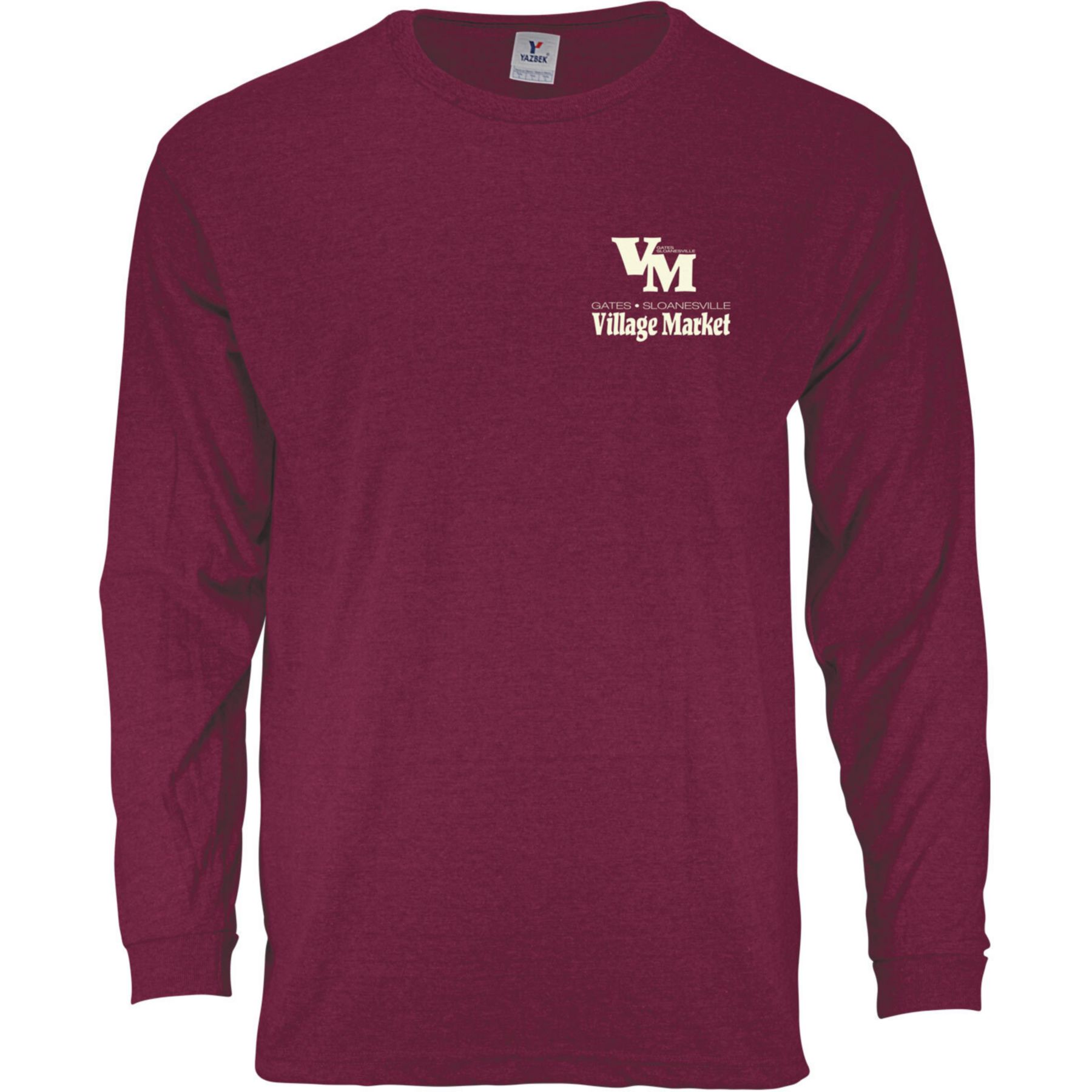 Screen Printed 50/50 Long Sleeve T-Shirt 1