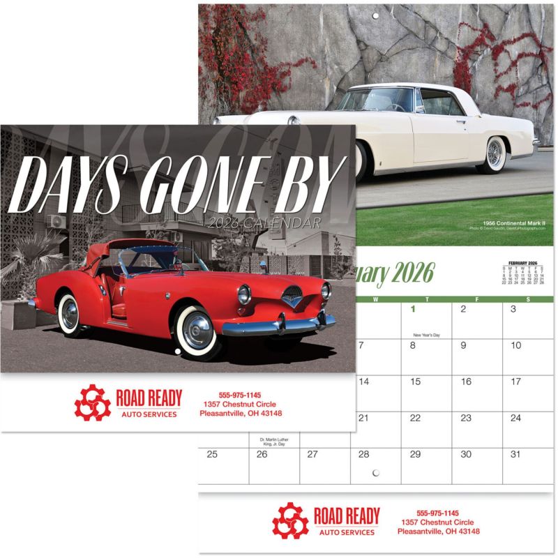 Days Gone By Stapled Wall Calendar 1 Days Gone By Stapled Wall Calendar 1