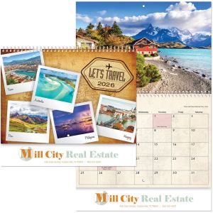 Full Color Let%27s Travel Spiral Wall Calendar 1 Full Color Let%27s Travel Spiral Wall Calendar 1
