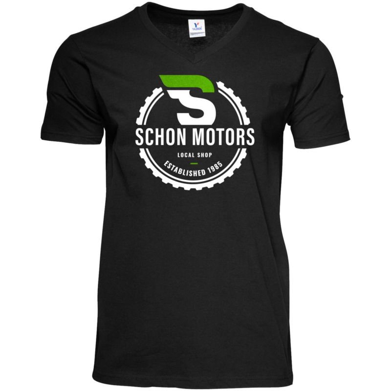 Full Color Mens 100% Cotton V-Neck T-Shirt 1 Full Color Mens 100% Cotton V-Neck T-Shirt 1