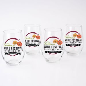Full Color Stemless Wine Glass Gift Set Of 4 1 Full Color Stemless Wine Glass Gift Set Of 4 1