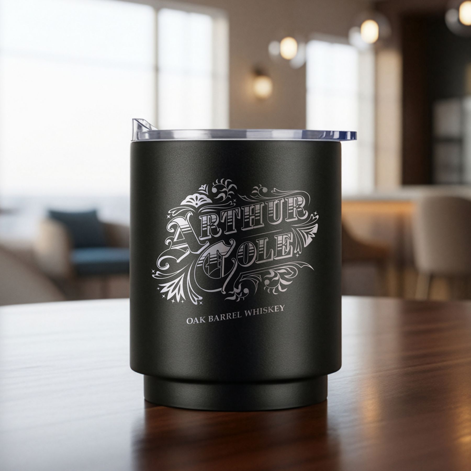 Laser Engraved Saratoga Rocks Tumbler 10 Oz 1