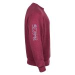 Unisex Zig Zag Texture Crew - Embroidery 3 Unisex Zig Zag Texture Crew - Embroidery 3