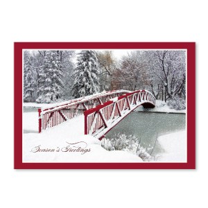 Snow Covered Bridge Holiday Card 1 Snow Covered Bridge Holiday Card 1