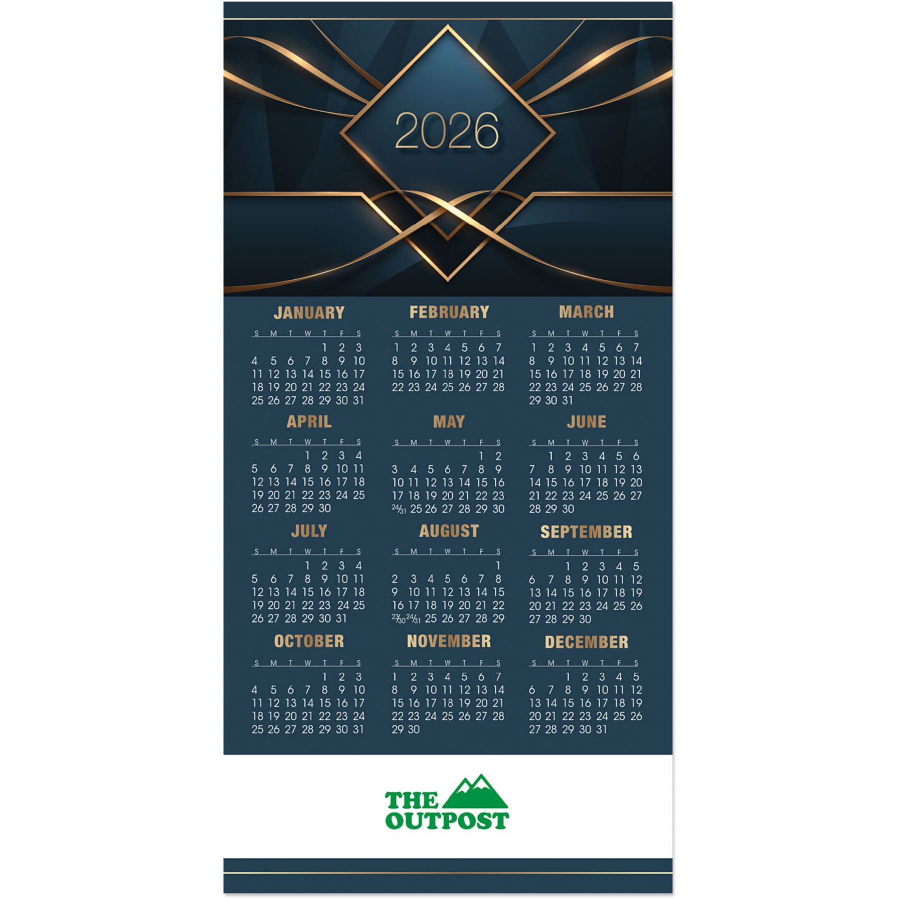 Glistening Bulbs Card To Calendar 1