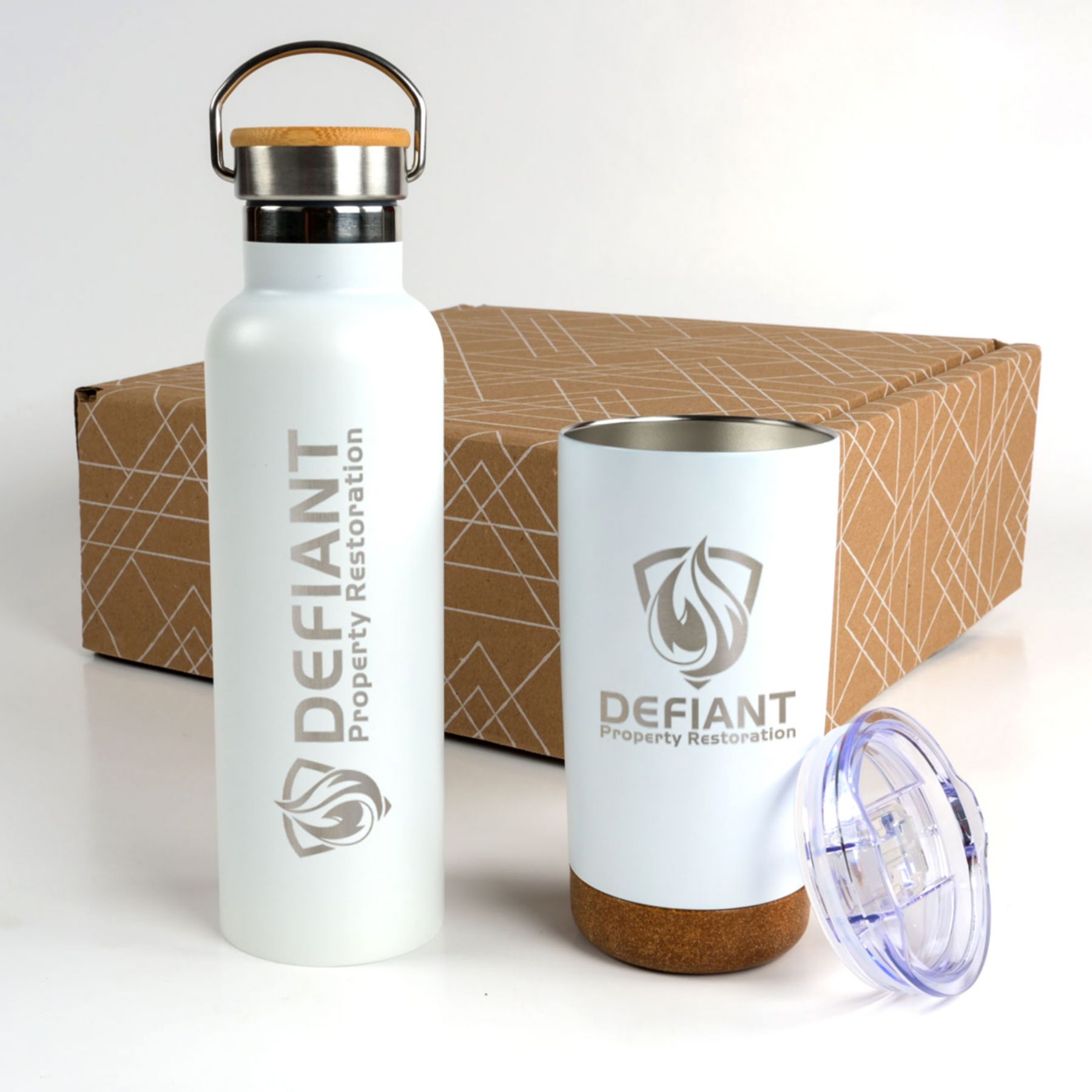 Cork And Bamboo Drinkware Set 1