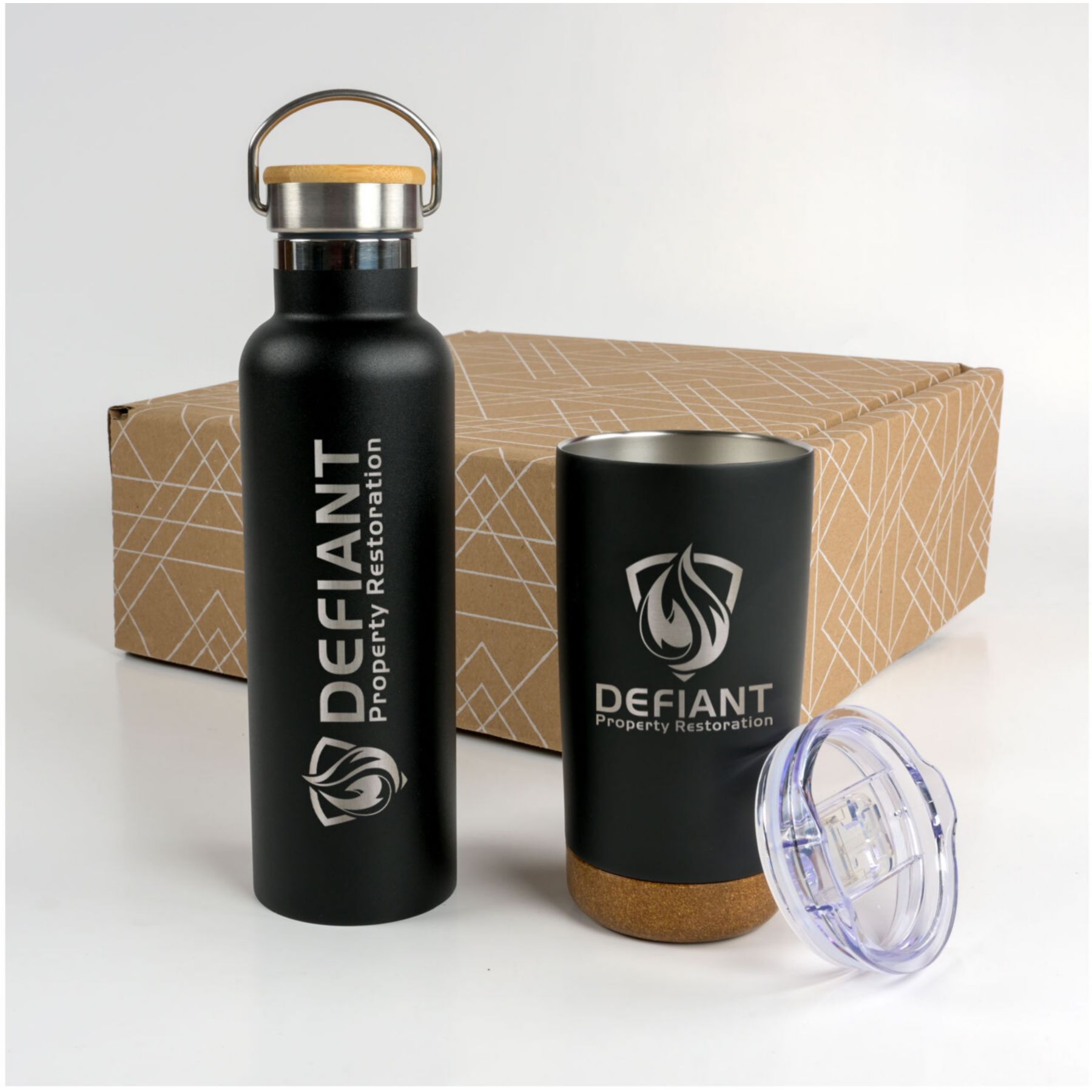 Cork And Bamboo Drinkware Set 1