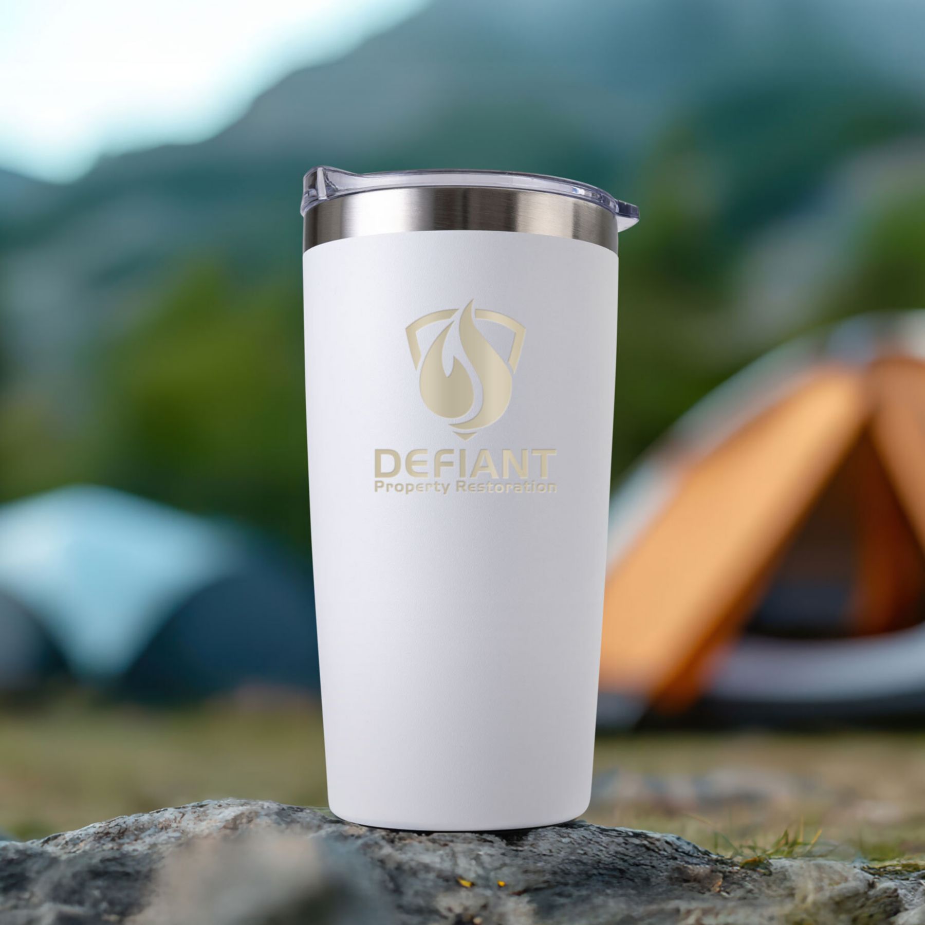 Laser Engraved Adventure Travel Tumbler 20 Oz 1