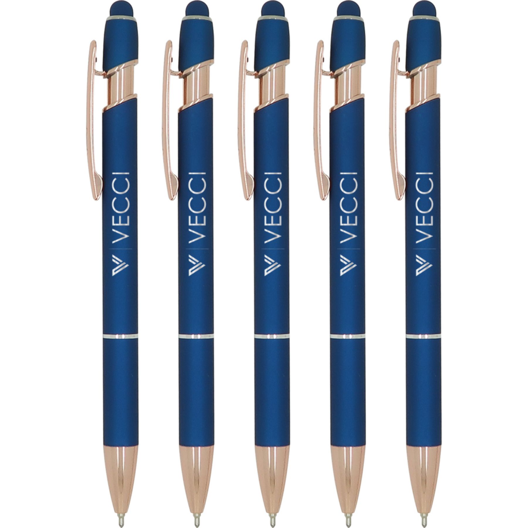 5 Pk Ultima Rose Gold Accent Stylus 1