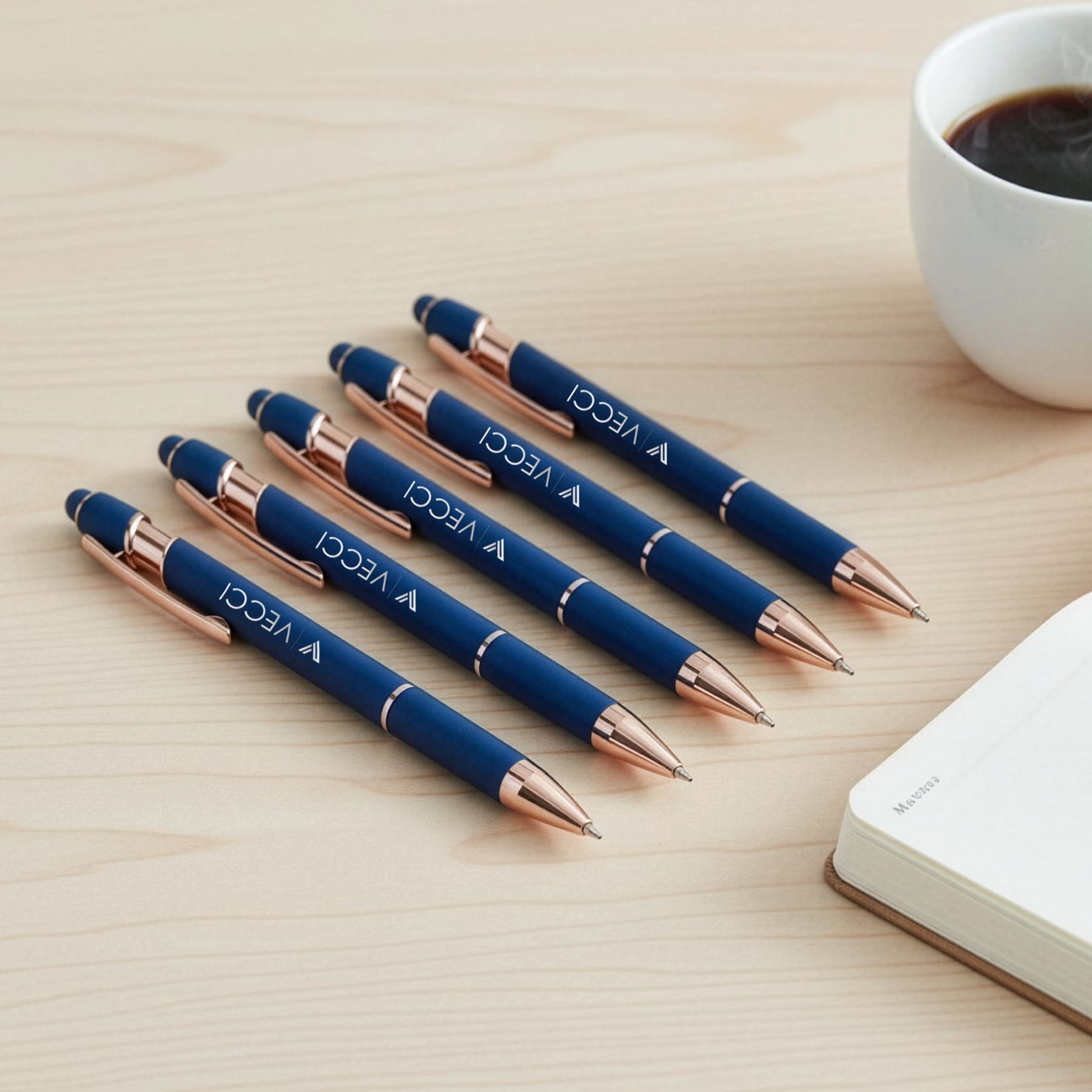 5 Pk Ultima Rose Gold Accent Stylus 1