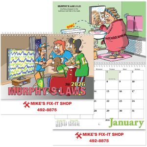 Murphy%27s Laws Wall Calendar Spiral 1 Murphy%27s Laws Wall Calendar Spiral 1