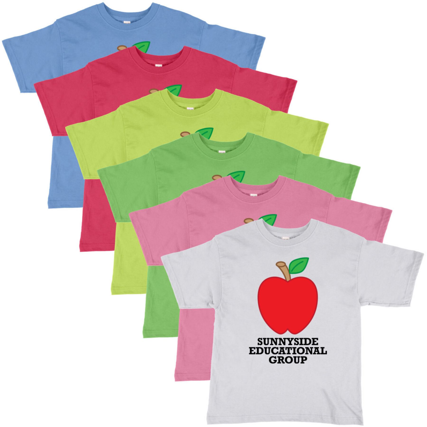 M&O Youth Soft T-Shirt 100% Cotton Full Color 1