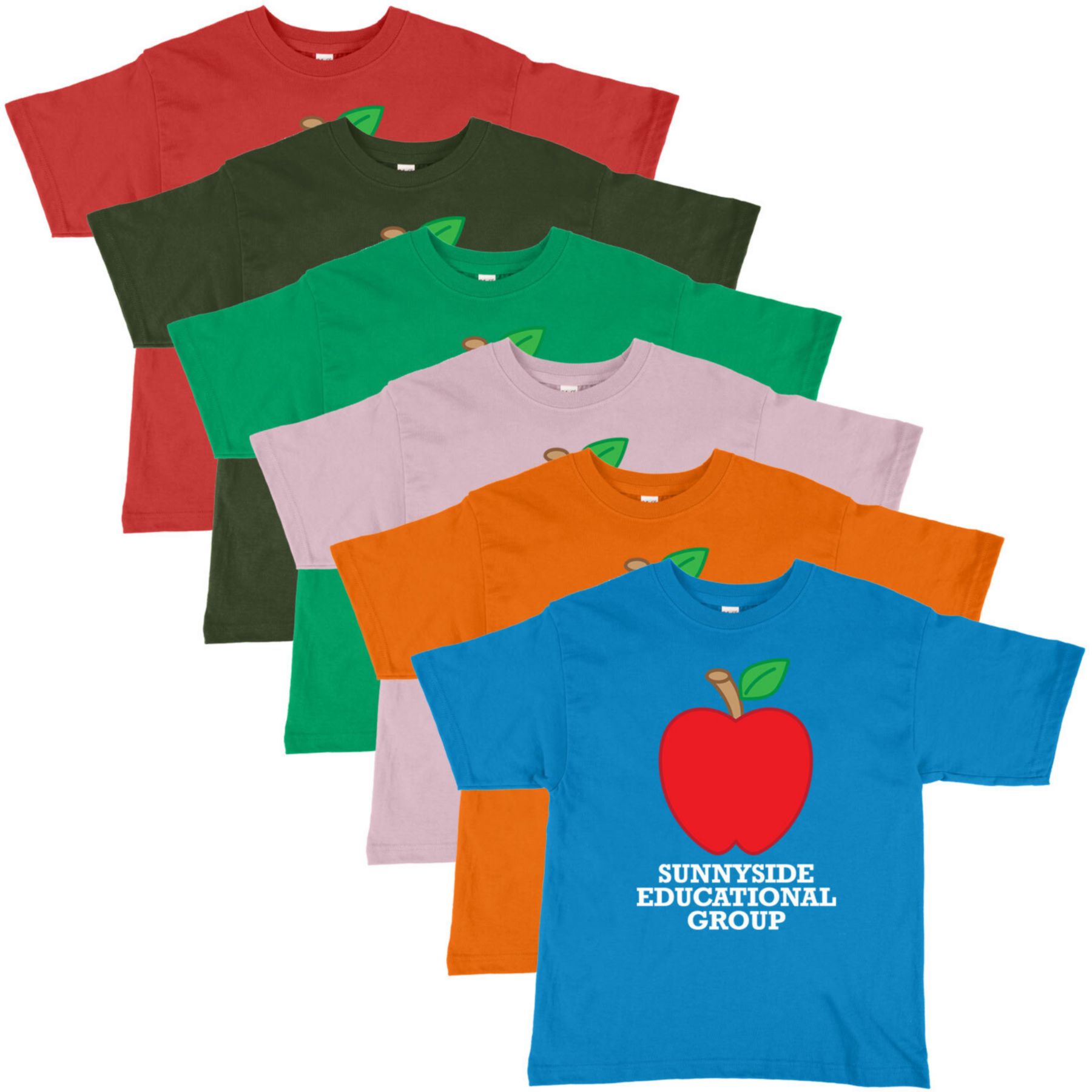 M&O Youth Soft T-Shirt 100% Cotton Full Color 1
