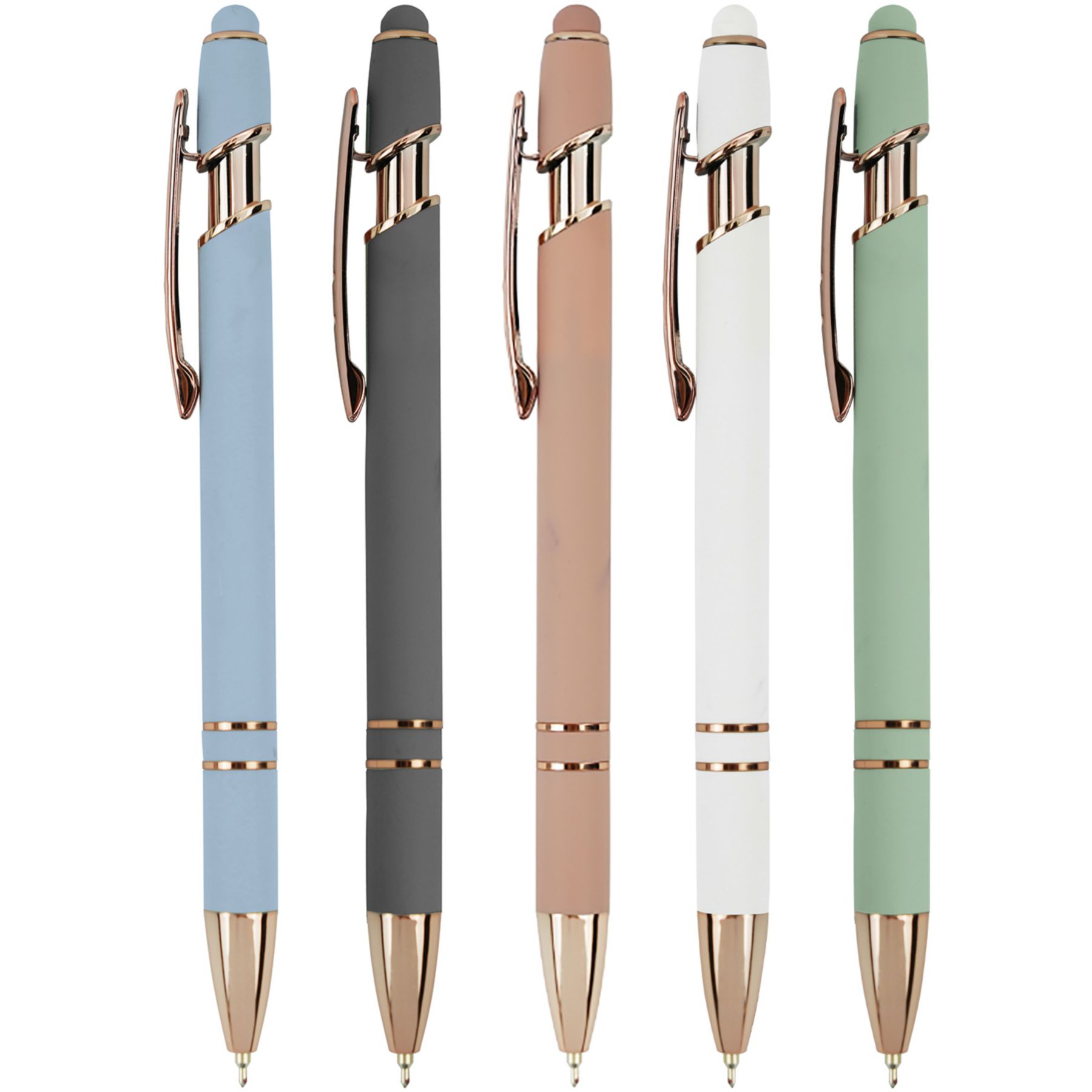 Ultima Stylus Gel Glide Pen - Rose Gold 1