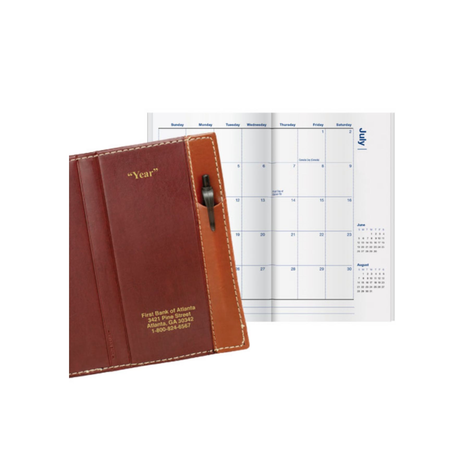 Richford Duet Classic Monthly Pocket Calendar 1