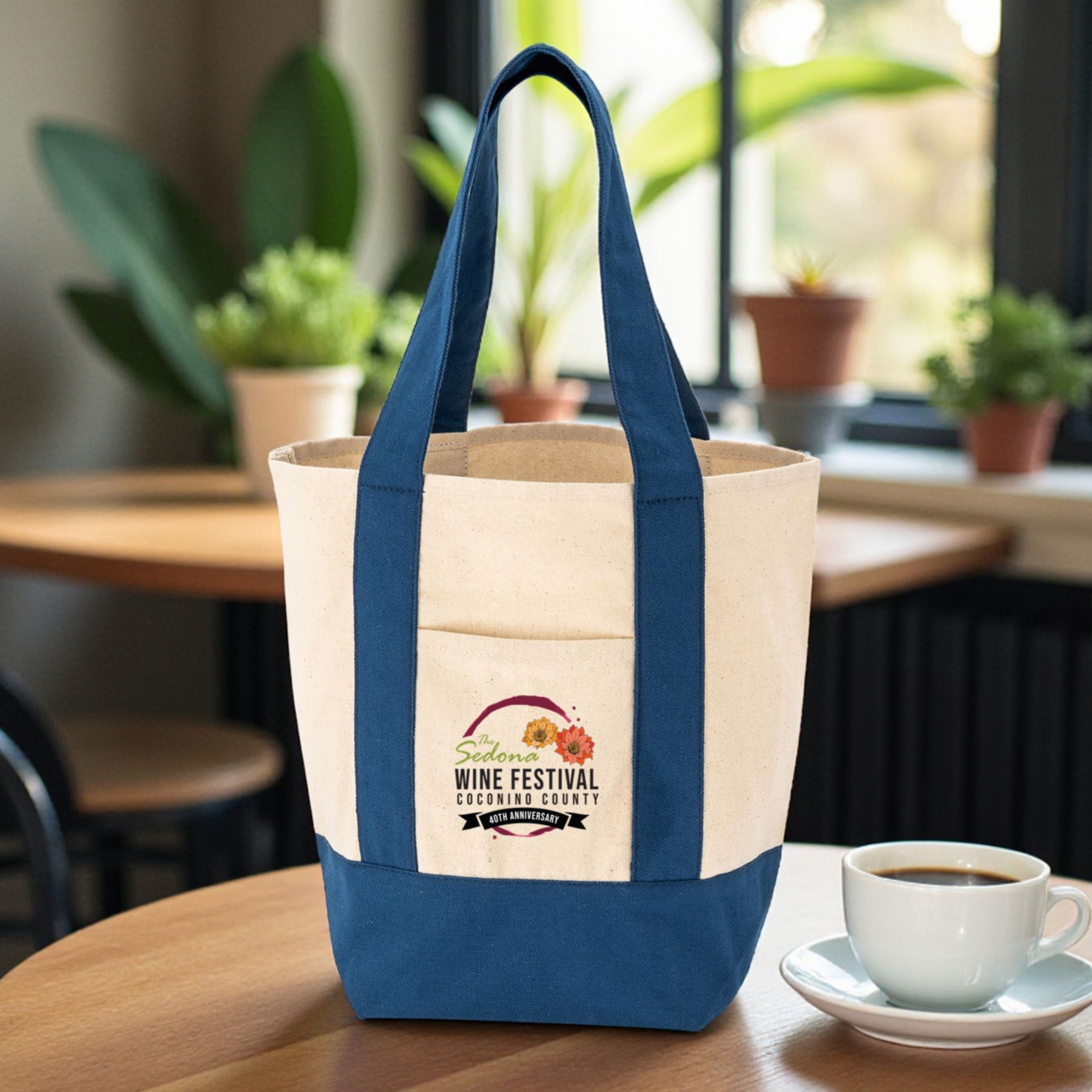 Full Color Saratoga Mini Cotton Canvas Tote 12 Oz 1